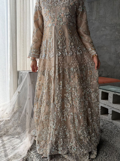 Rosé Pearl Gown