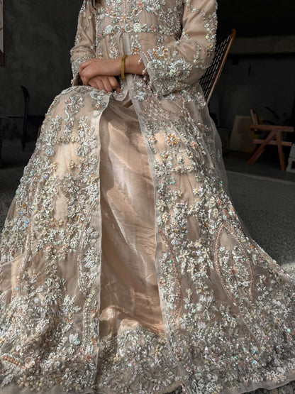 Rosé Pearl Gown
